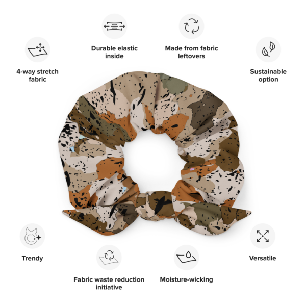 Afro Camo Sand Scrunchie