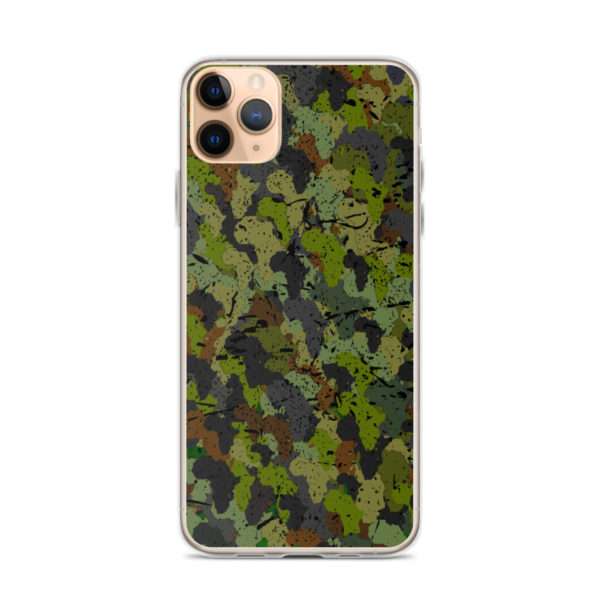 Afro Camo Green 11 Pro Max iPhone Case