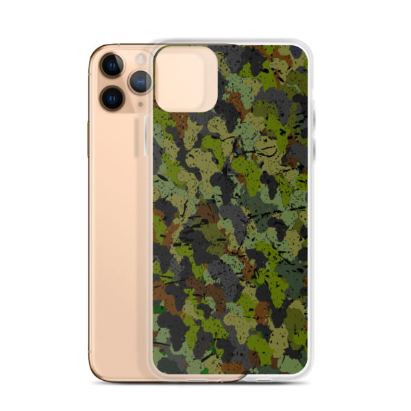 Afro Camo Green 11 Pro Max iPhone Case