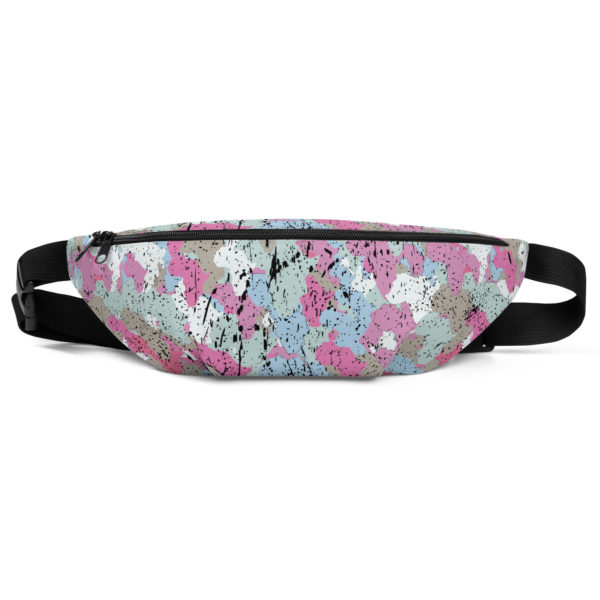 Afro Camo Blue Fanny Pack