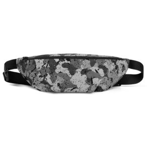 Afro Camo Black Fanny Pack