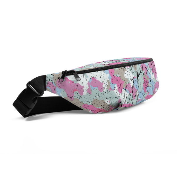 Afro Camo Blue Fanny Pack