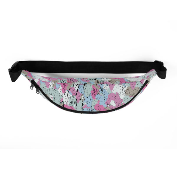 Afro Camo Blue Fanny Pack