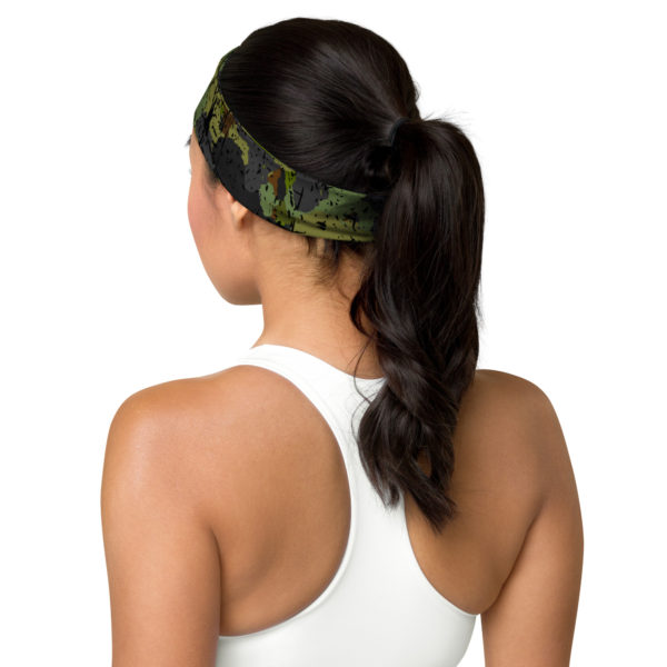 Afro Camo Green Headband