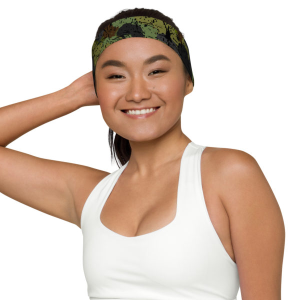 Afro Camo Green Headband