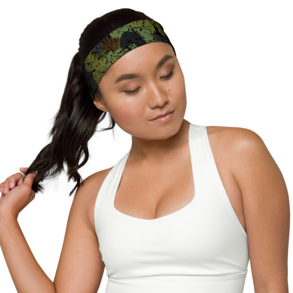 Afro Camo Green Headband