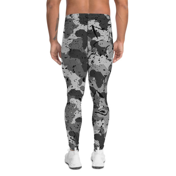 Afro Camo Black Men’s Leggings