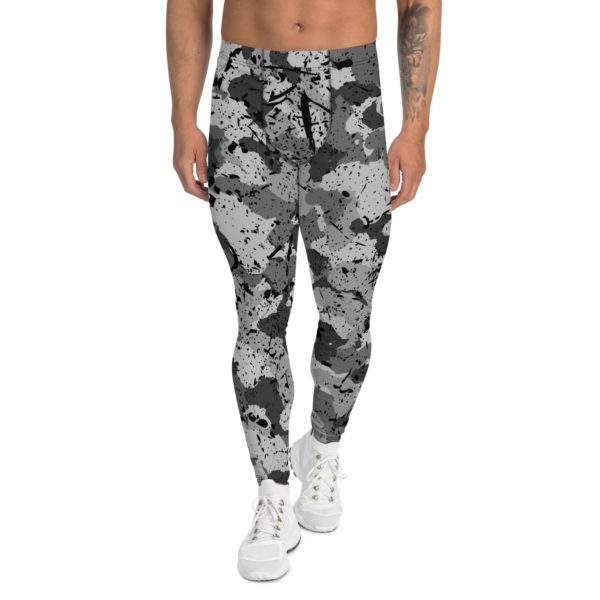 Afro Camo Black Men’s Leggings