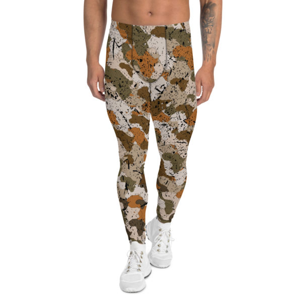 Afro Camo Sand Men’s Leggings