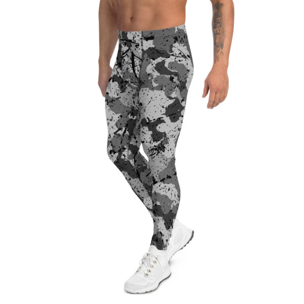 Afro Camo Black Men’s Leggings