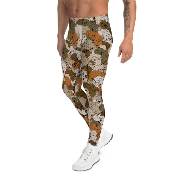 Afro Camo Sand Men’s Leggings