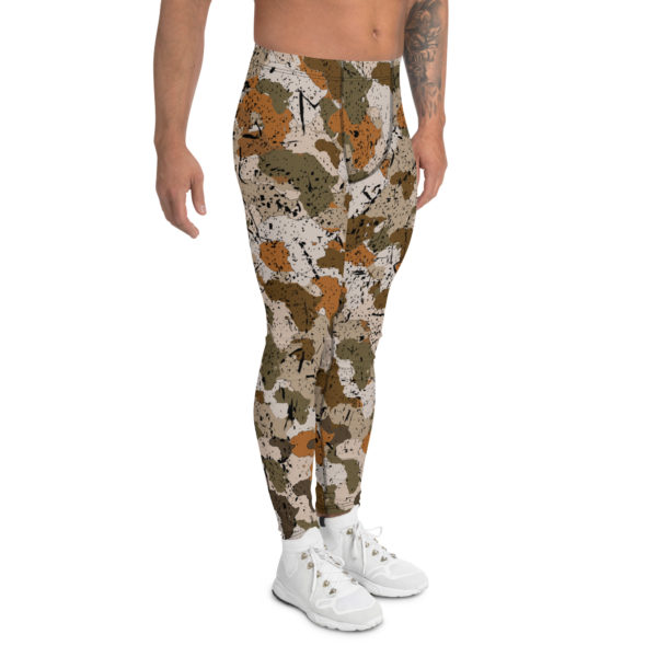 Afro Camo Sand Men’s Leggings