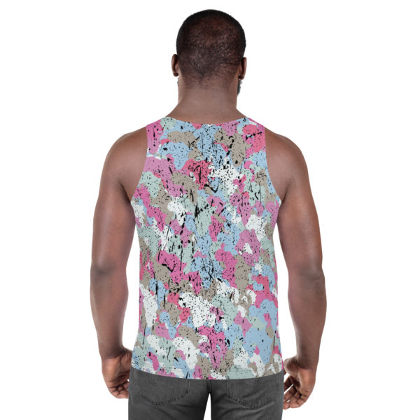 Afro Camo Blue Men’s Tank Top