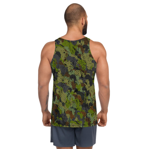 Afro Camo Green Men’s Tank Top