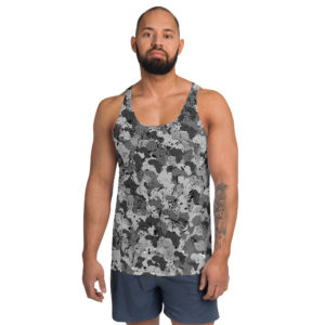 Afro Camo Black Men’s Tank Top