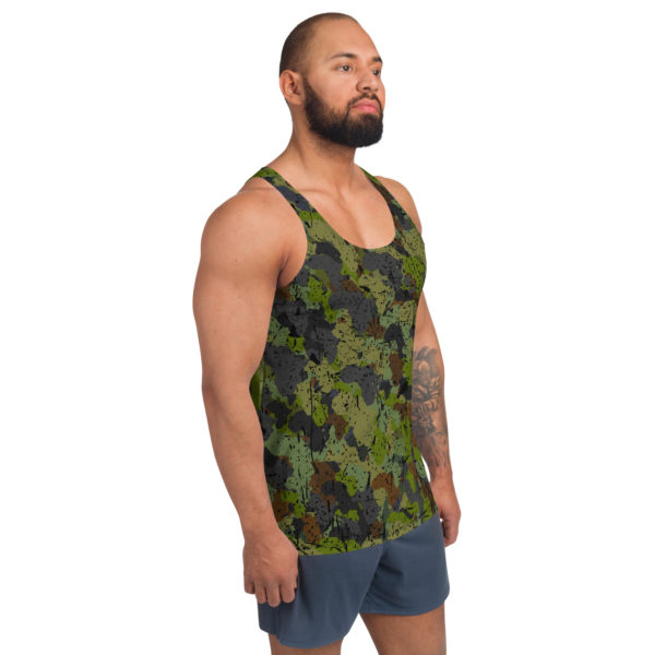 Afro Camo Green Men’s Tank Top