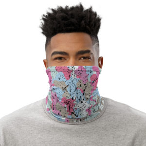 Afro Camo Blue Neck Gaiter