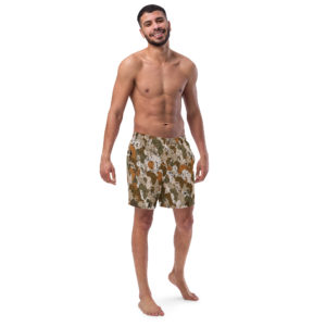 Afro Camo Sand Men’s Swim Trunks