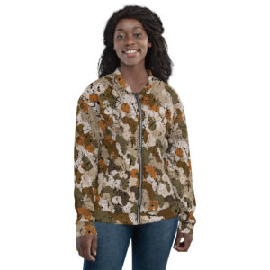 Afro Camo Sand Women’s Bomber Jacket