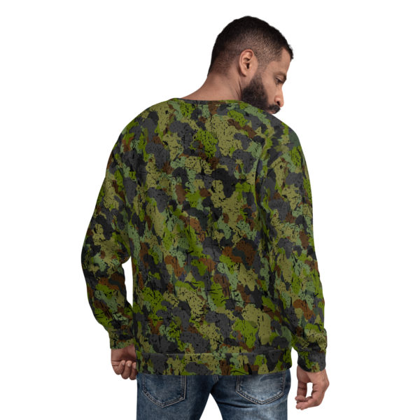 Afro Camo Green Men’s Sweatshirt