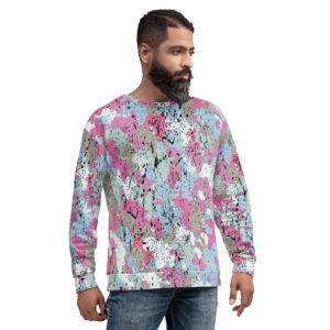 Afro Camo Blue Unisex Sweatshirt