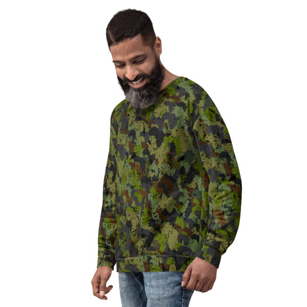 Afro Camo Green Men’s Sweatshirt