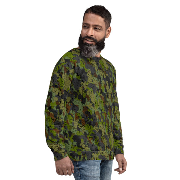 Afro Camo Green Men’s Sweatshirt