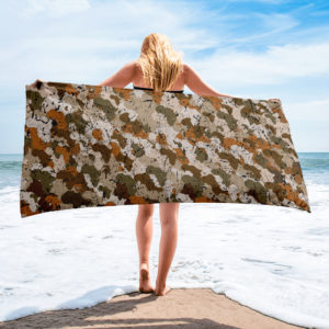 Afro Camo Sand Towel