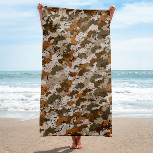 Afro Camo Sand Towel