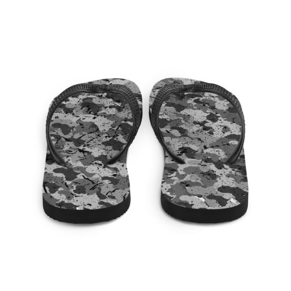 Afro Camo Black Flip-Flops