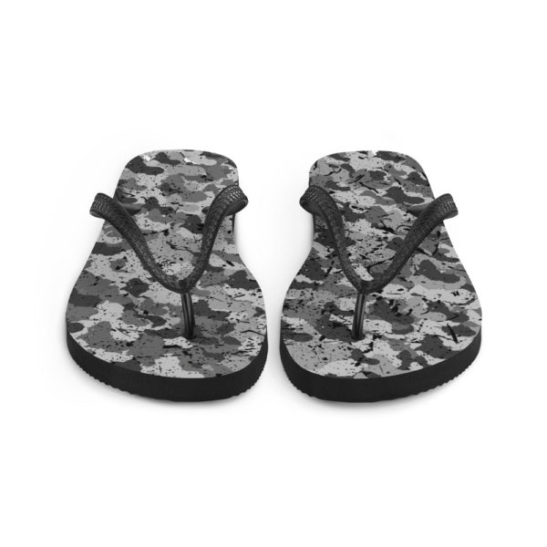 Afro Camo Black Flip-Flops