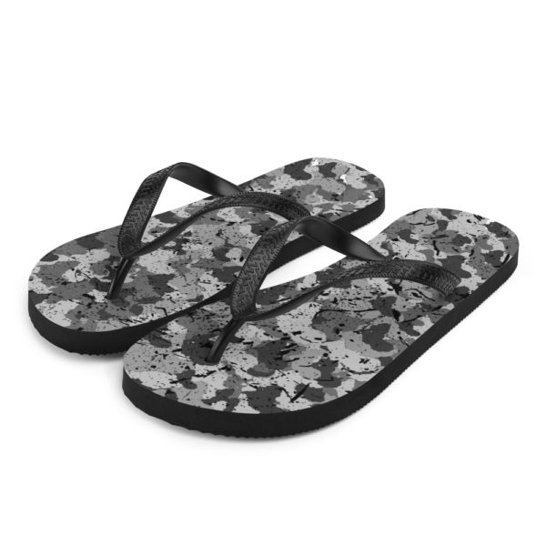 Afro Camo Black Flip-Flops