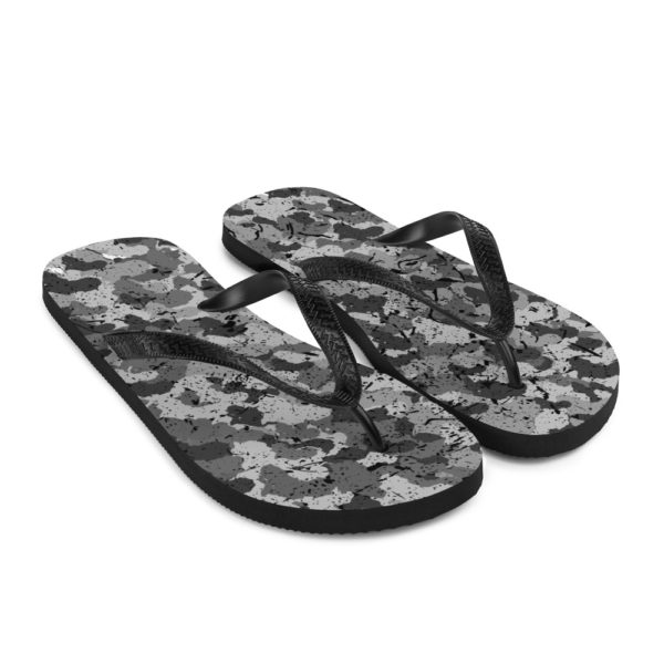 Afro Camo Black Flip-Flops