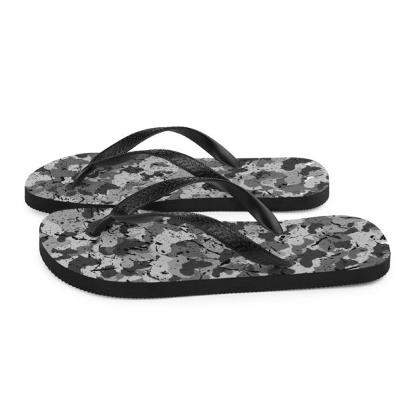 Afro Camo Black Flip-Flops