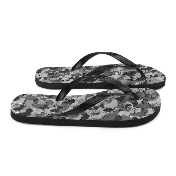 Afro Camo Black Flip-Flops