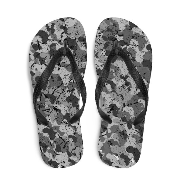 Afro Camo Black Flip-Flops