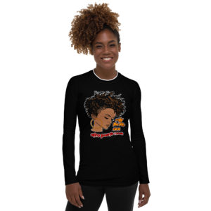 Afro-Puerto Rican Women’s Black Rash Guard