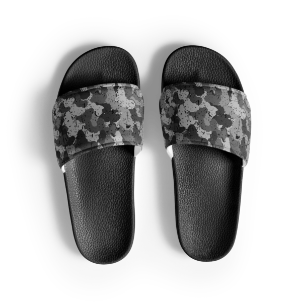 Men’s Afro Camo Black Slides