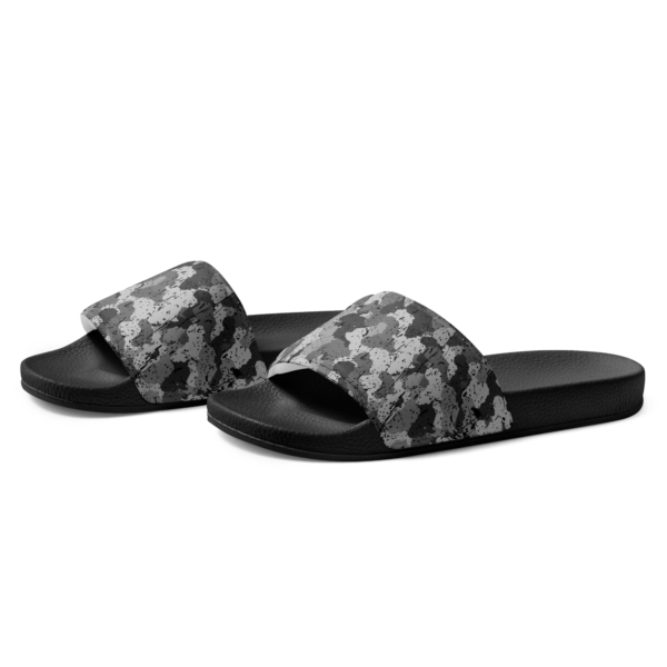 Men’s Afro Camo Black Slides