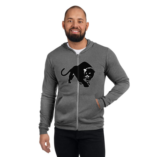 Purrfeccion Blk Pantha Men’s Zip Hoodie