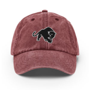 Purrfeccion Blk Pantha Vintage Cap