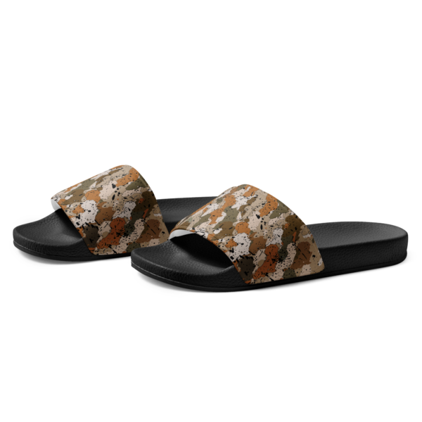 Women’s Afro Camo Sand Slides