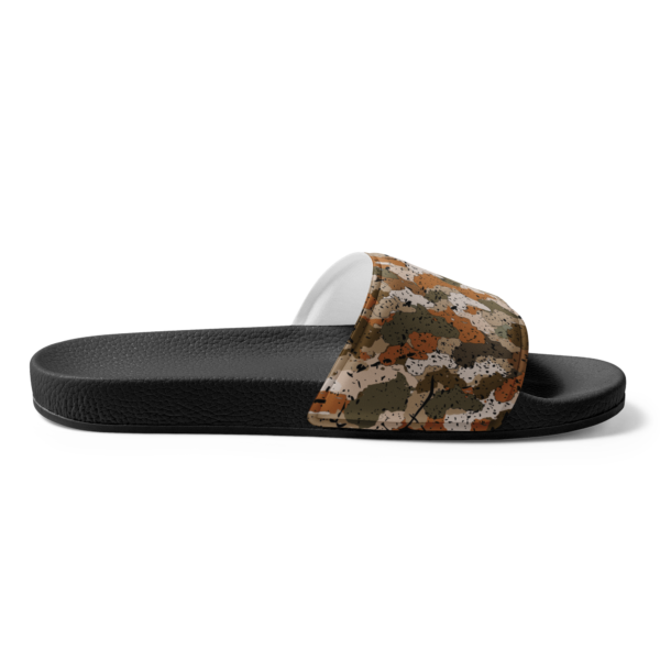 Women’s Afro Camo Sand Slides