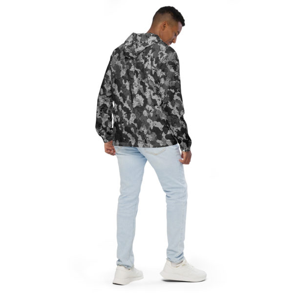 Afro Camo Black Men’s Windbreaker