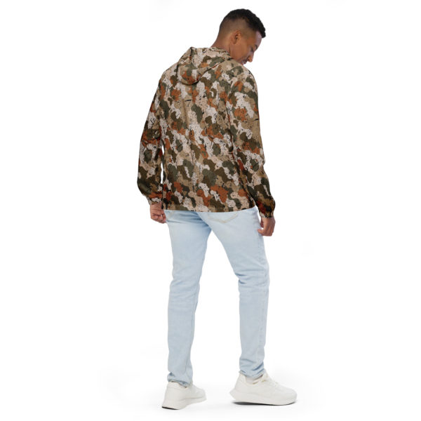 Afro Camo Sand Men’s Windbreaker