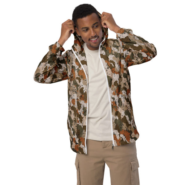 Afro Camo Sand Men’s Windbreaker