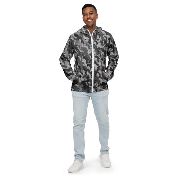 Afro Camo Black Men’s Windbreaker