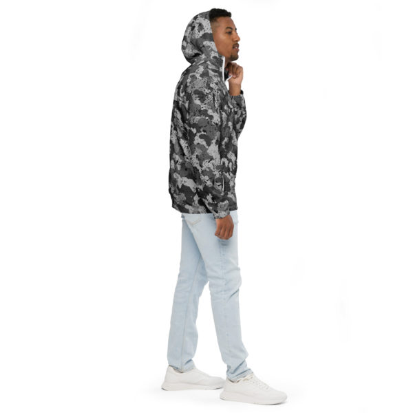 Afro Camo Black Men’s Windbreaker