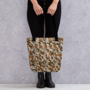 Afro Camo Sand Tote Bag