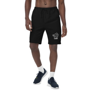 Purrfeccion Blk Pantha Men’s Fleece Shorts